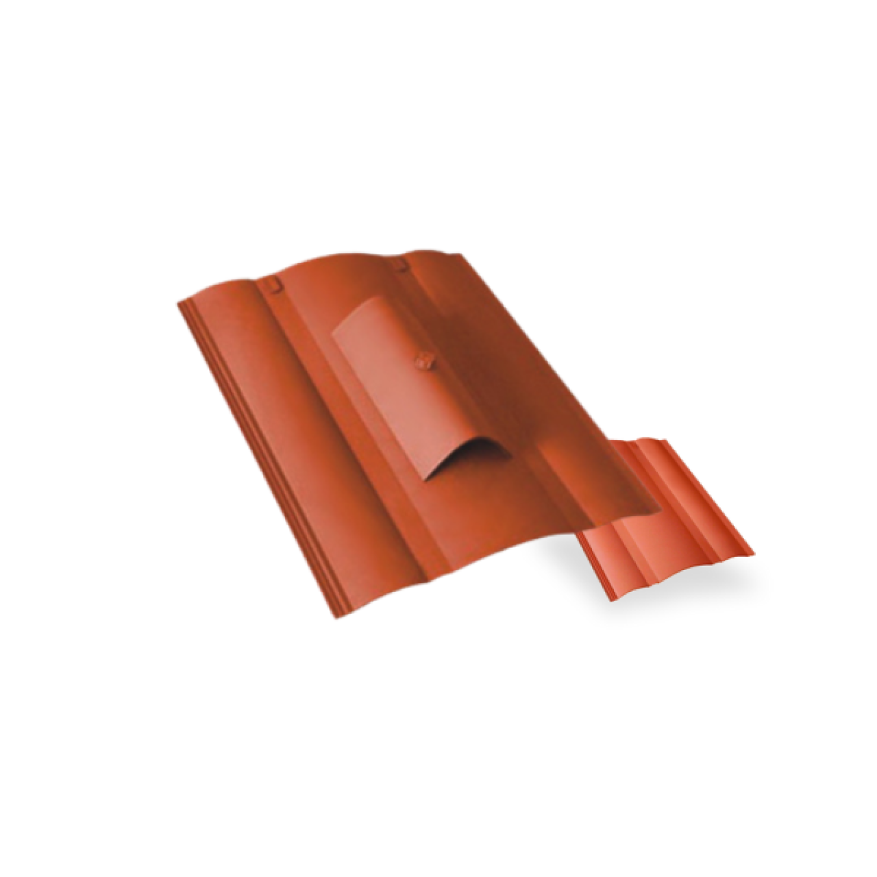 Střešní taška větrací Wimber Classic - cihlově červená