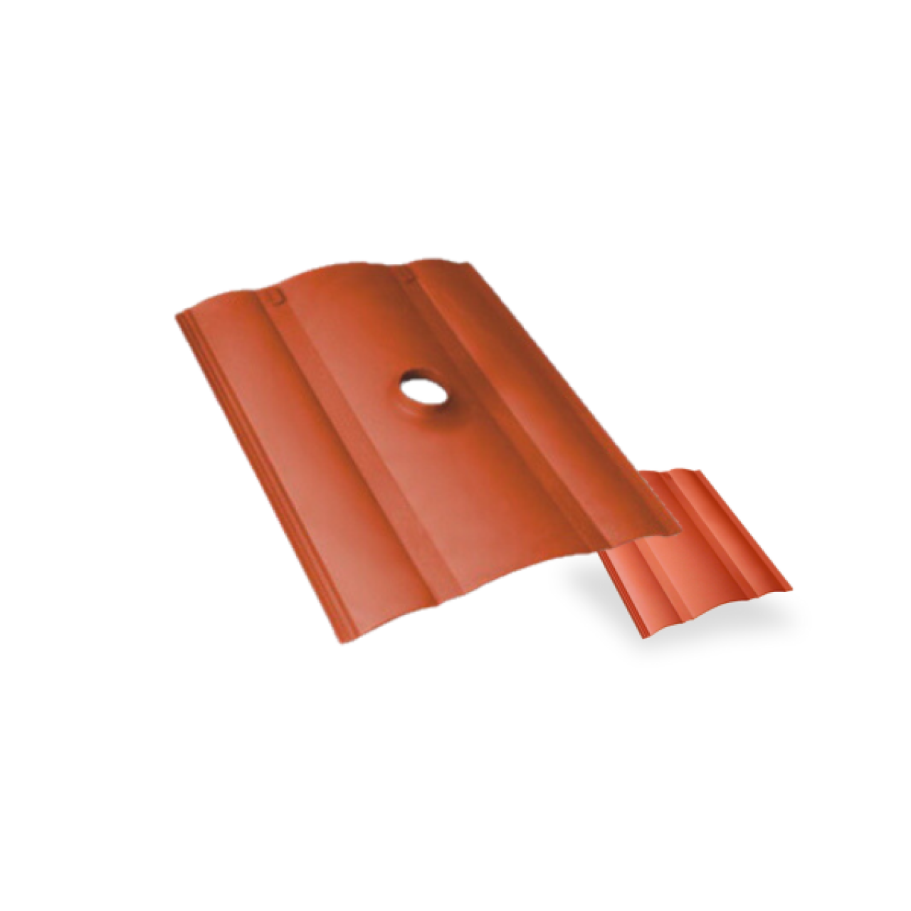 Střešní taška s otvorem Wimber Classic - cihlově červená