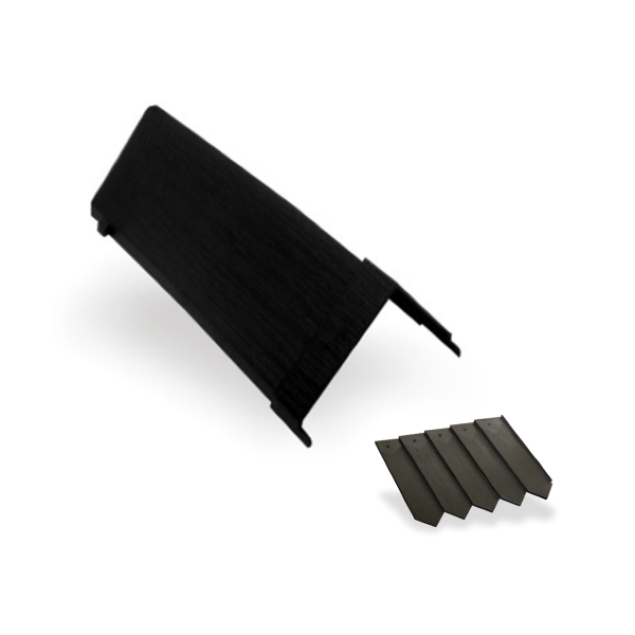 Střešní hřebenáč šindel Wimber Gerlach - černá